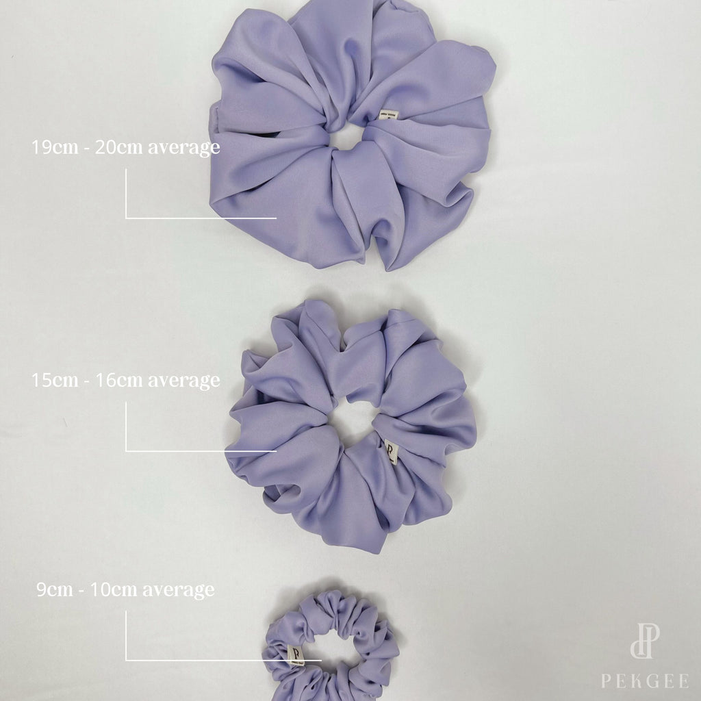 Signature Satin Scrunchies | Light Purple