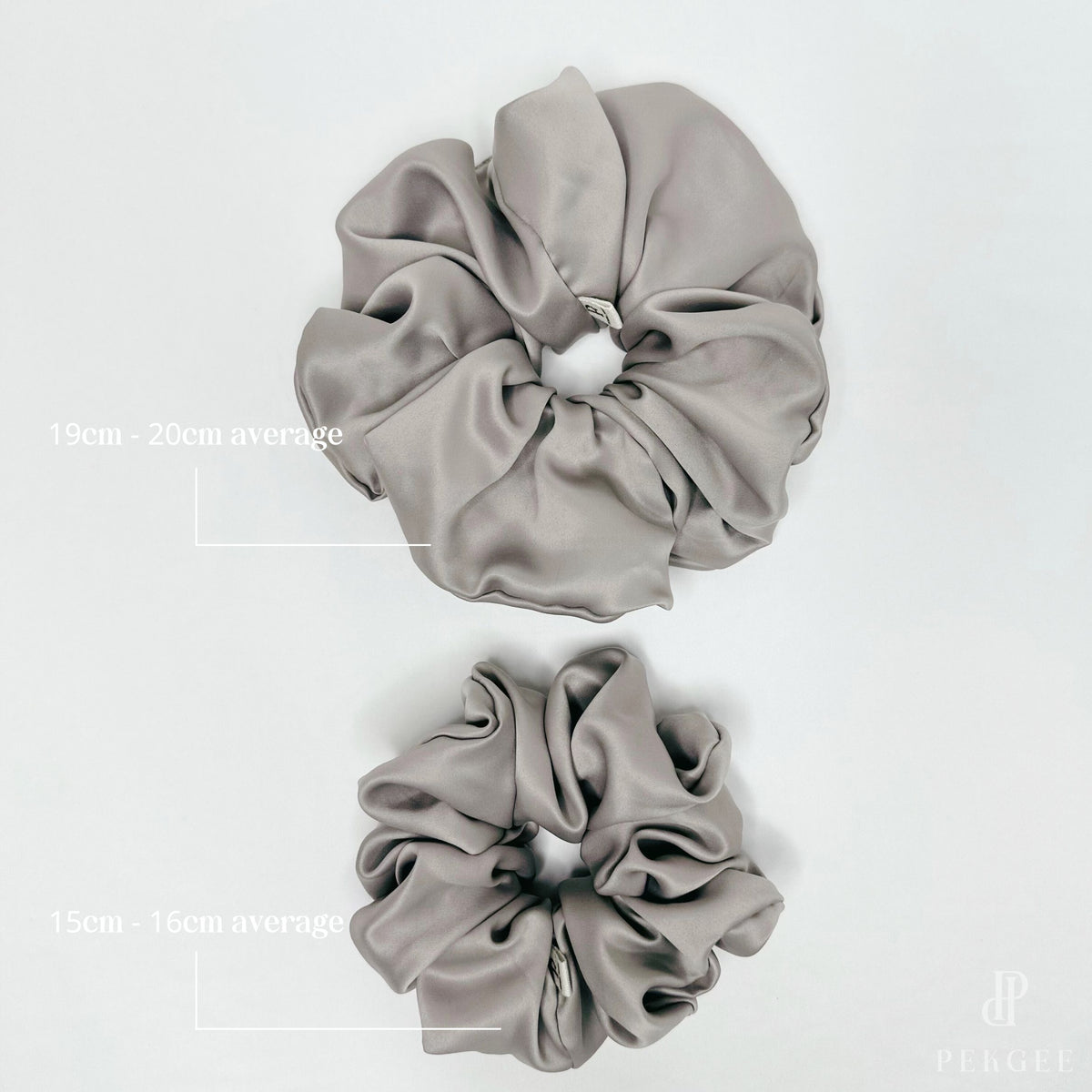 Signature Satin Scrunchies | Silver City