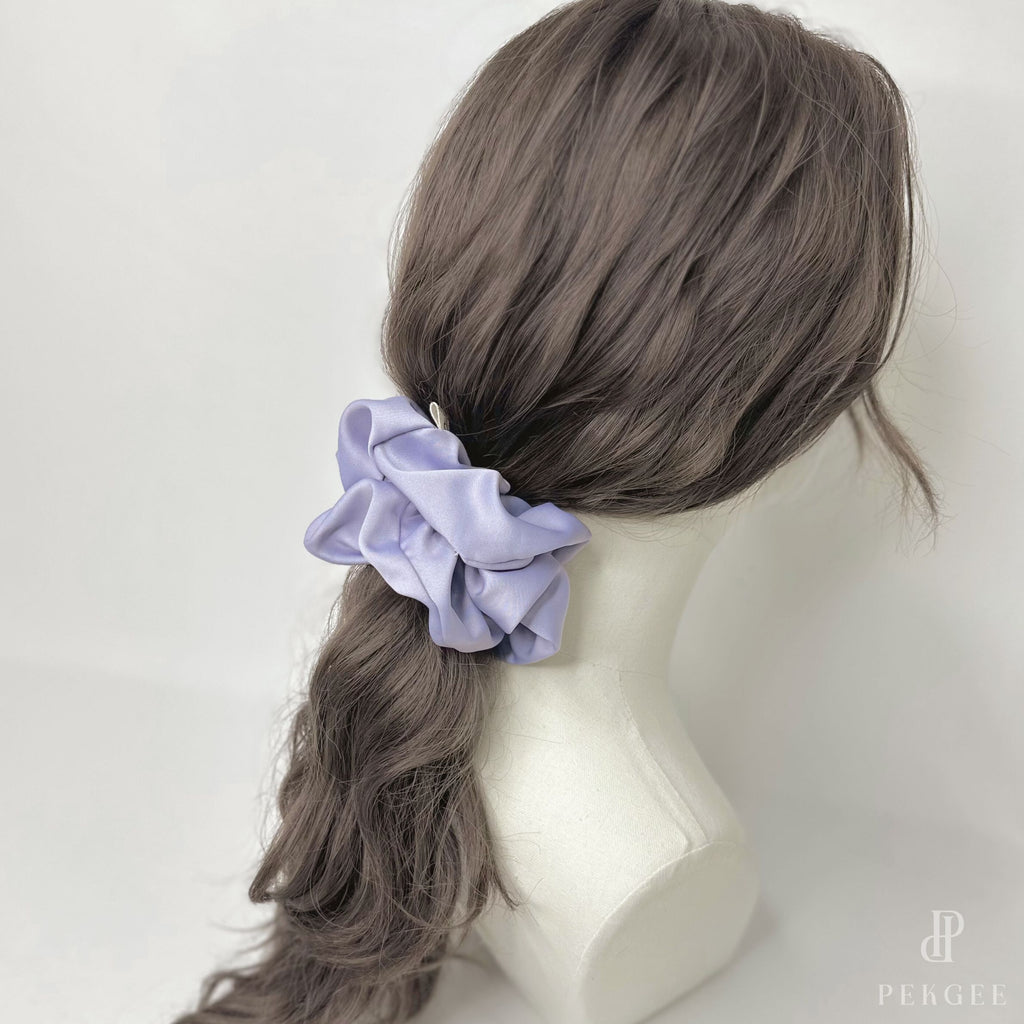 Signature Satin Scrunchies | Light Purple