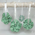 Signature Satin Scrunchies |  Sage Green
