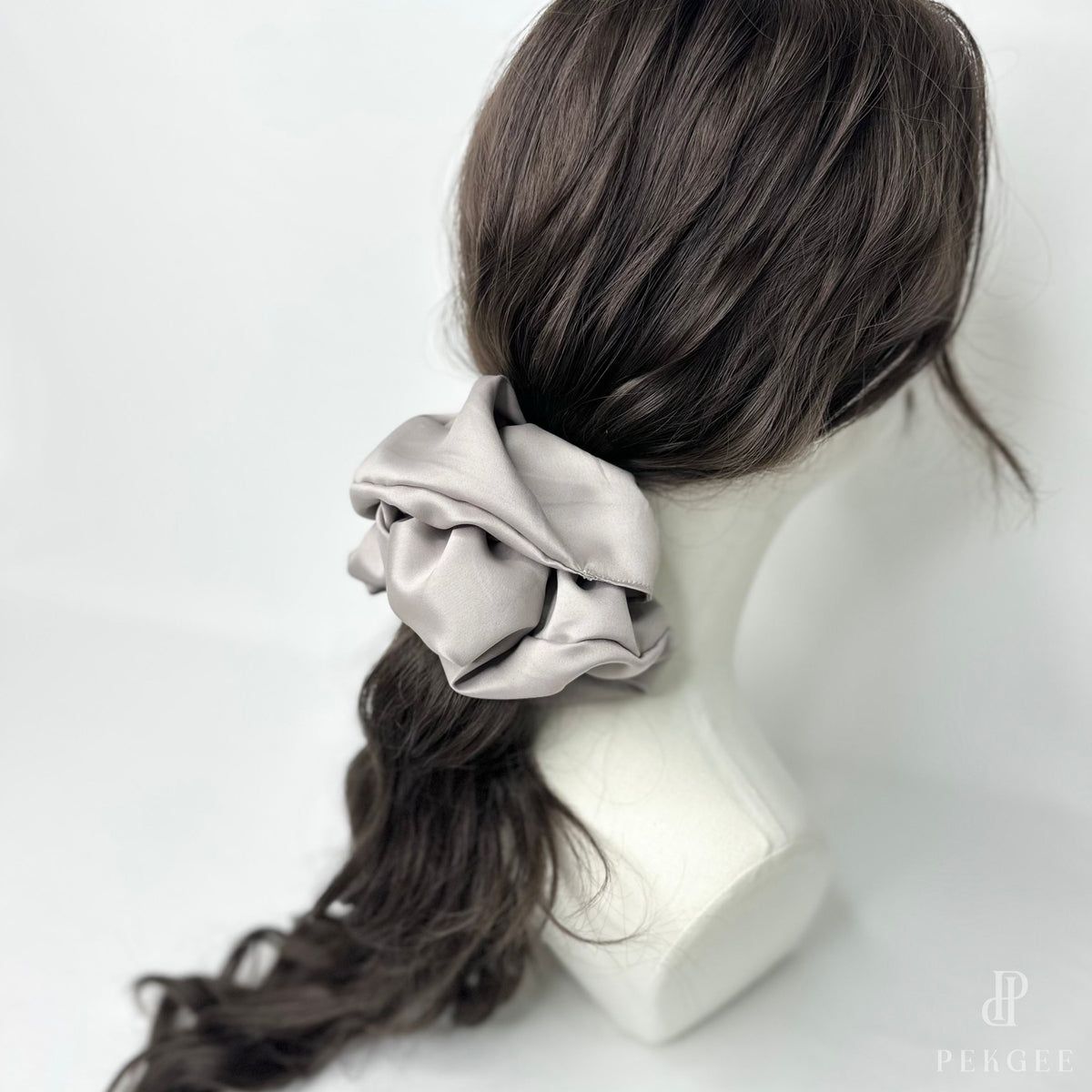 Signature Satin Scrunchies | Silver City