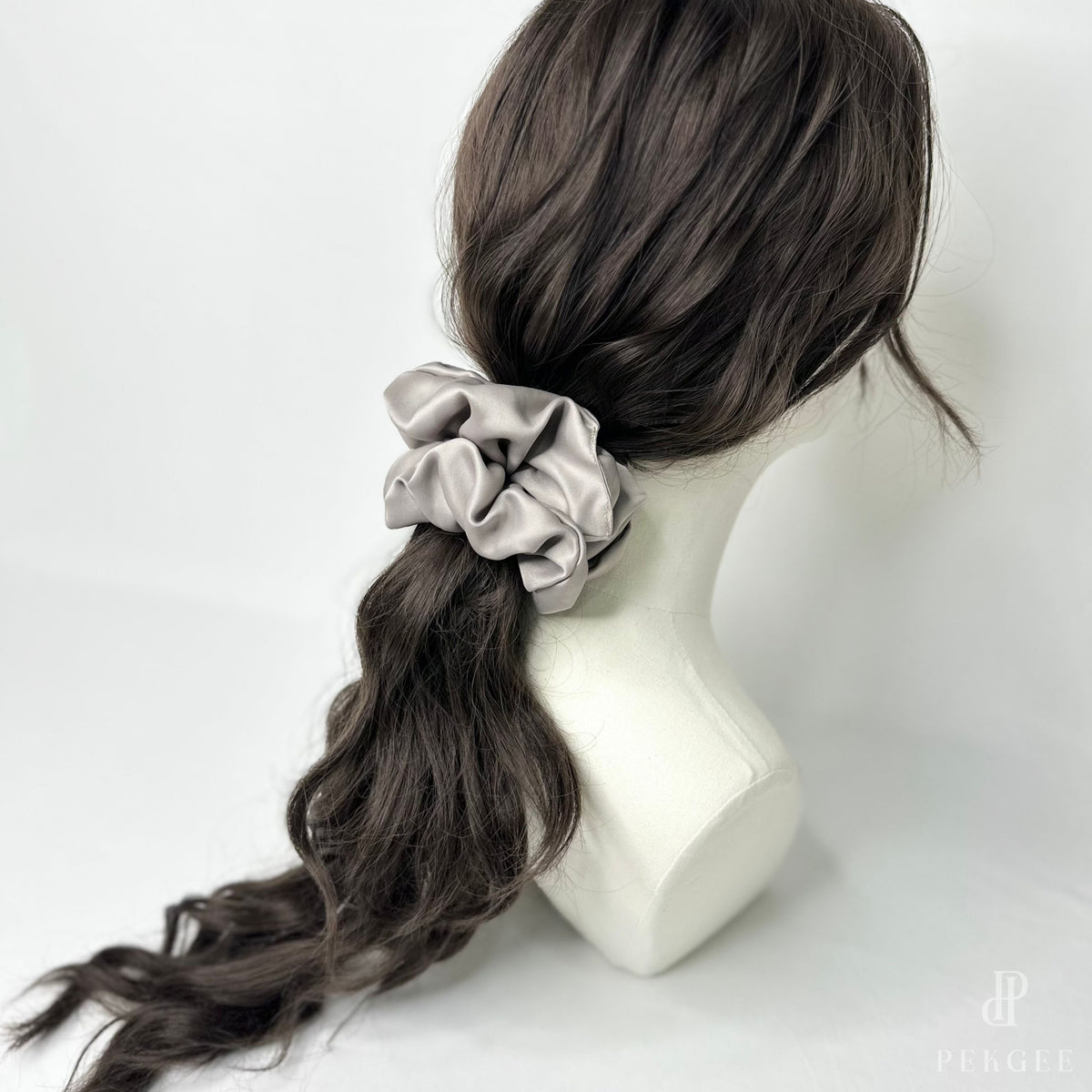 Signature Satin Scrunchies | Silver City