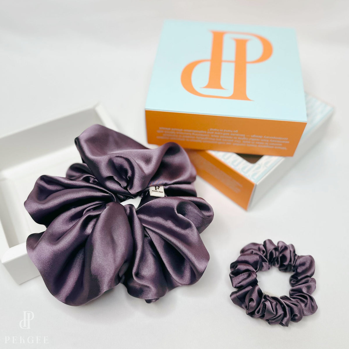 Signature Satin Scrunchies | Purple Grapes