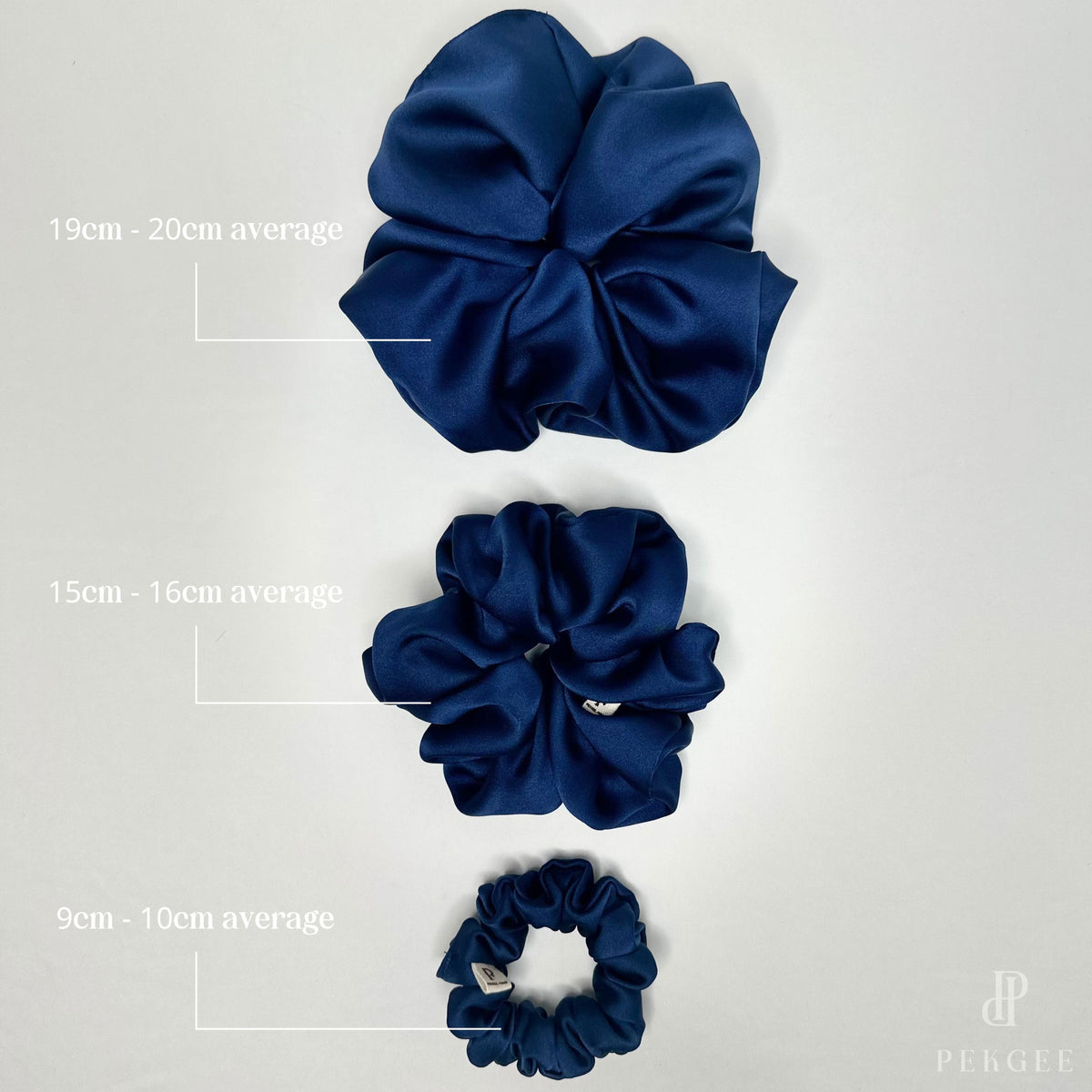 Signature Satin Scrunchies |  Royal Navy