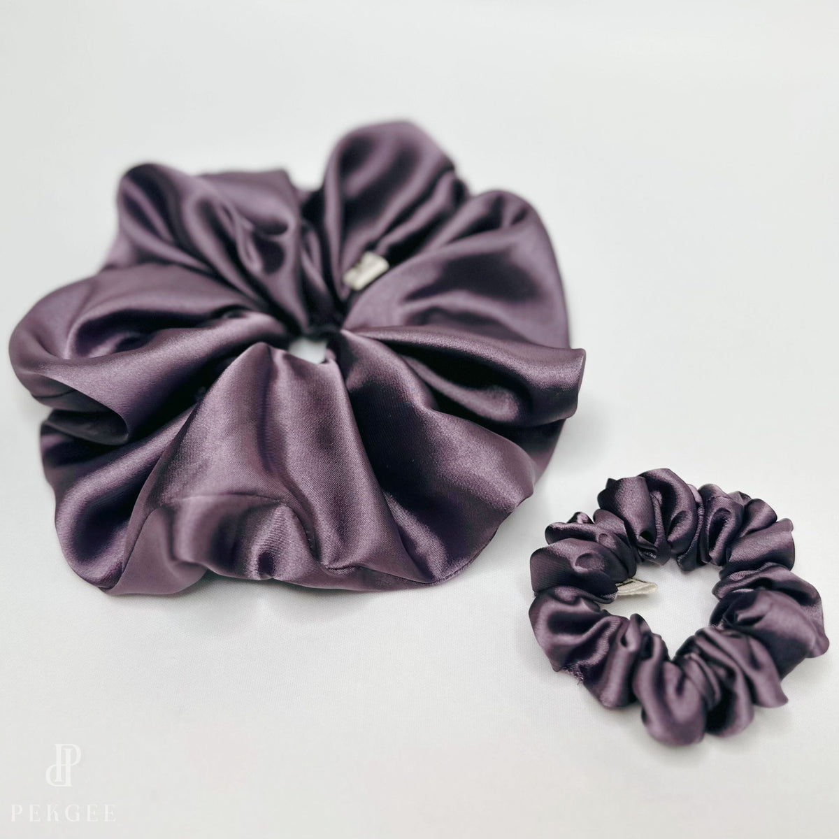 Signature Satin Scrunchies | Purple Grapes