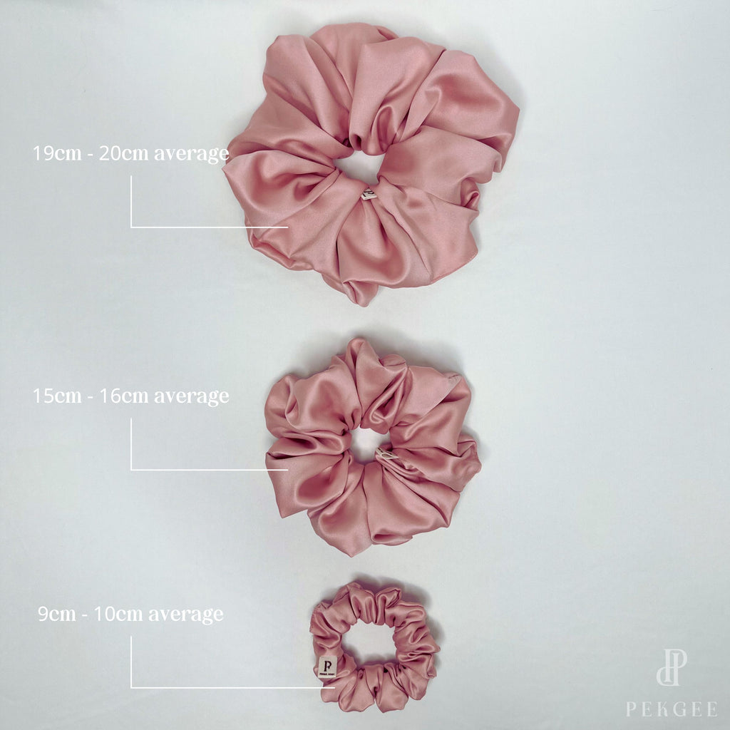 Signature Satin Scrunchies | Candy Pink