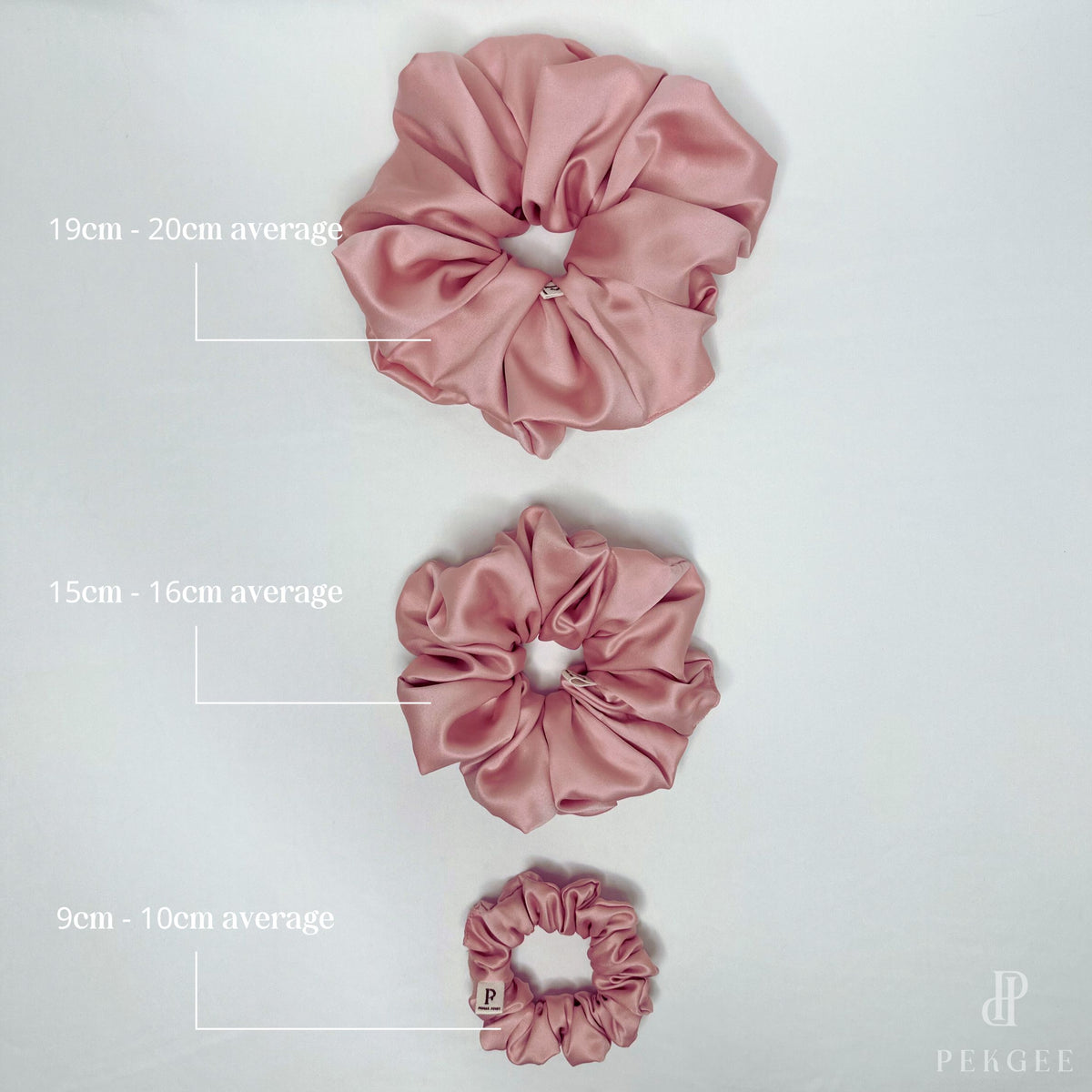 Signature Satin Scrunchies | Candy Pink