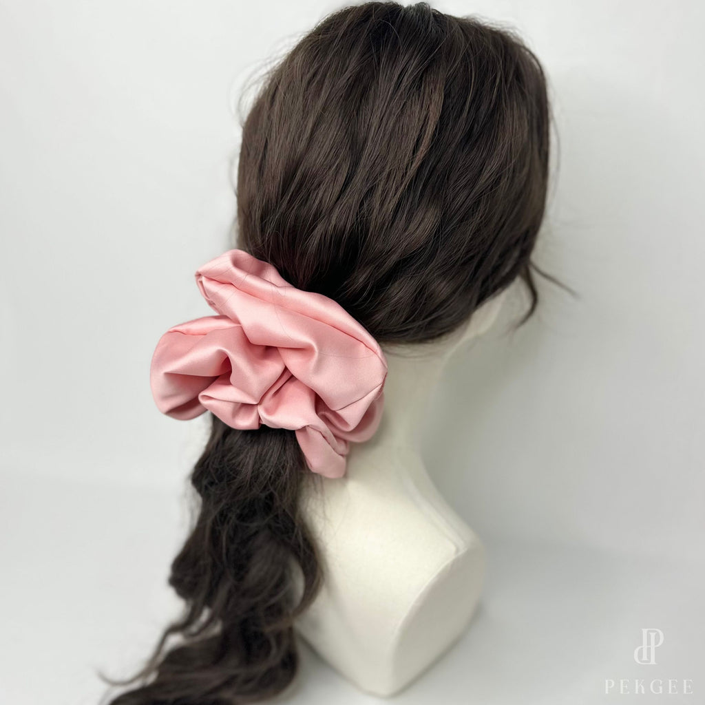 Signature Satin Scrunchies | Candy Pink