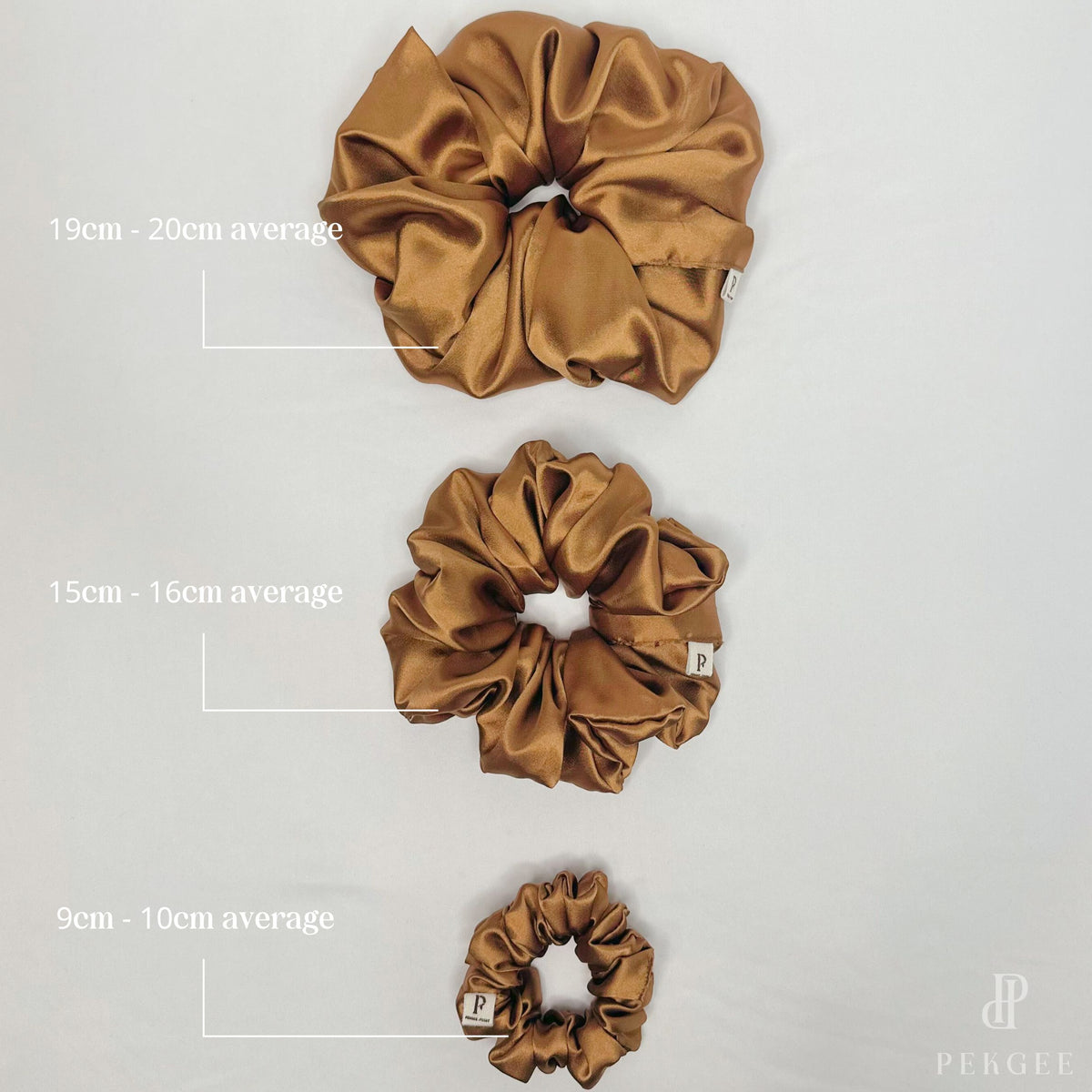 Signature Satin Scrunchies | Golden