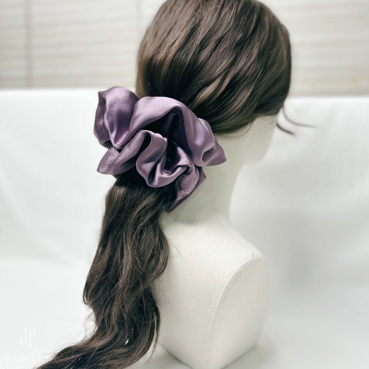 Signature Satin Scrunchies | Purple Grapes