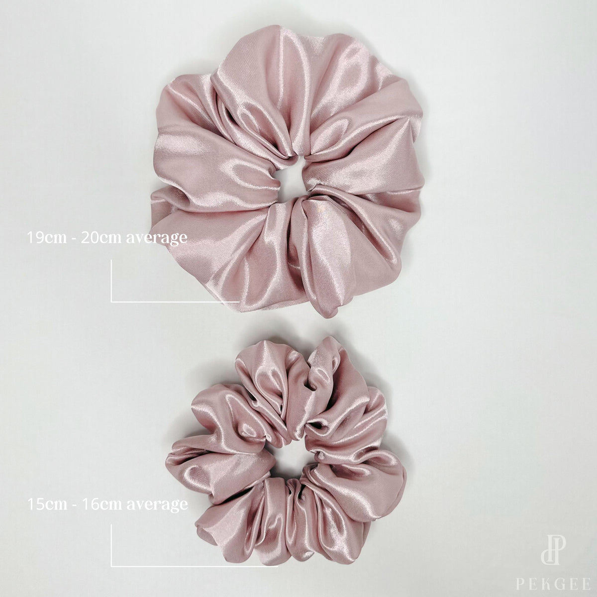 Signature Satin Scrunchies | Sparkling Pink