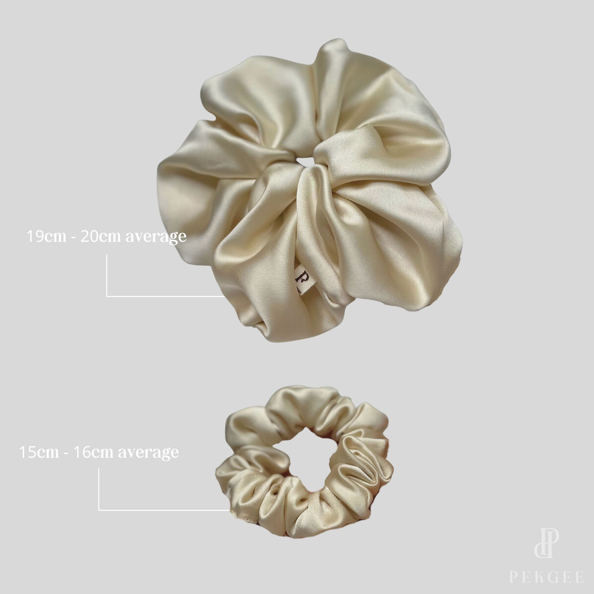 Signature Satin Scrunchies | Champagne