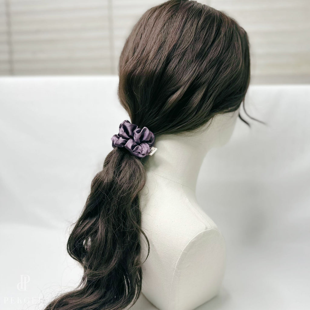 Signature Satin Scrunchies | Purple Grapes