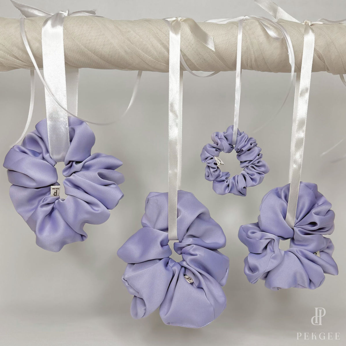 Signature Satin Scrunchies | Light Purple