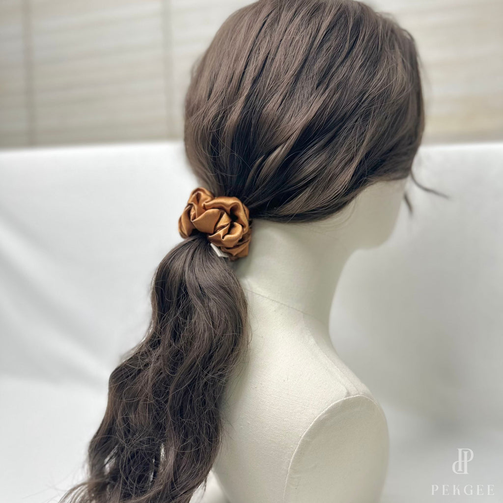 Signature Satin Scrunchies | Golden