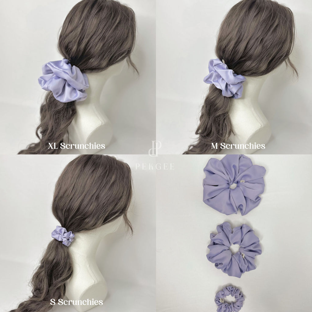 Signature Satin Scrunchies | Light Purple