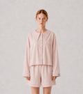 Dream Of Tone |  Dream Petal Long Sleeve (Pink + White)