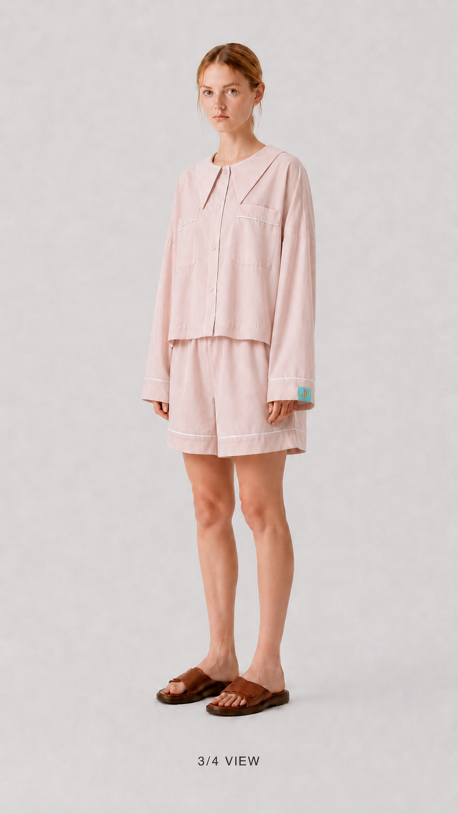 Dream Of Tone |  Dream Petal Long Sleeve (Pink + White)