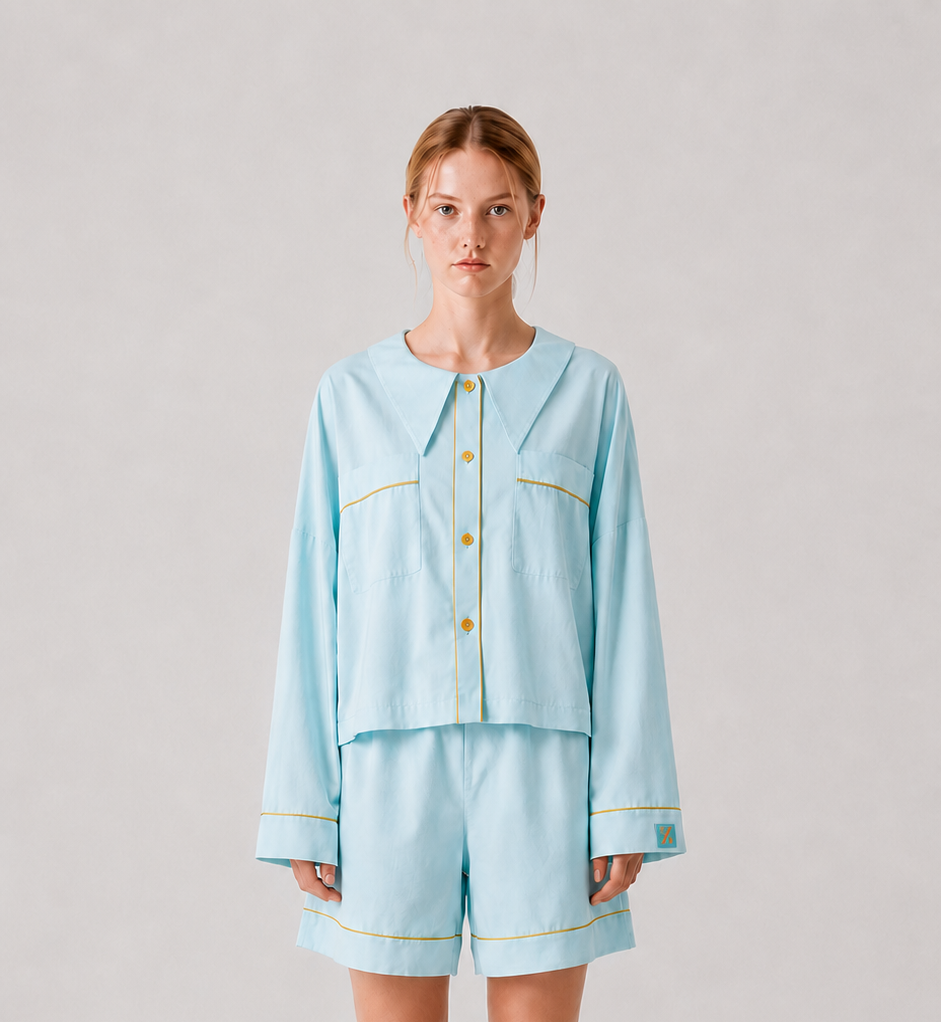 Dream Of Tone |  Solazure Long Sleeve (Green + Orange)