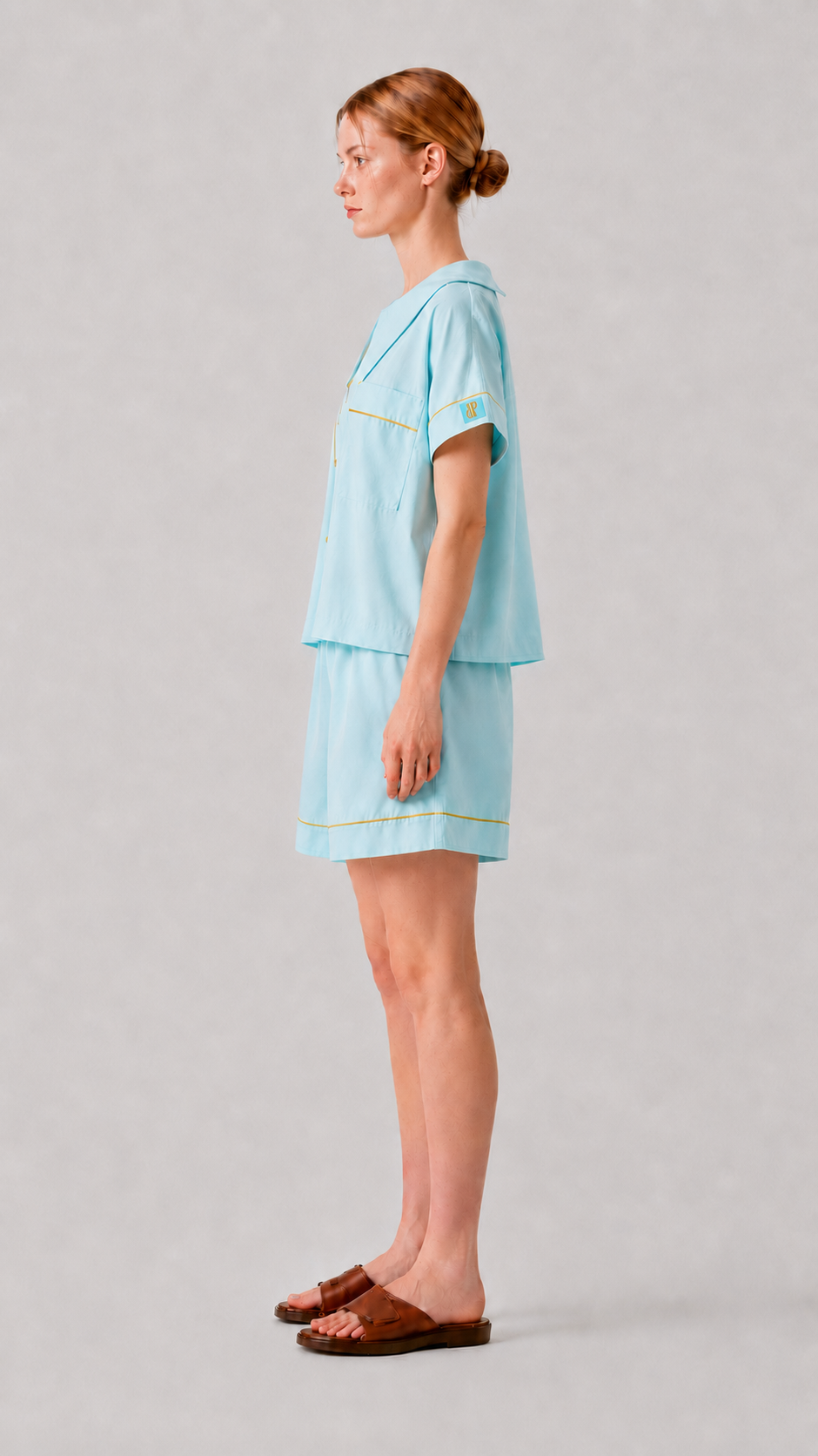 Dream Of Tone |  Solazure Short Sleeve (Green + Orange)
