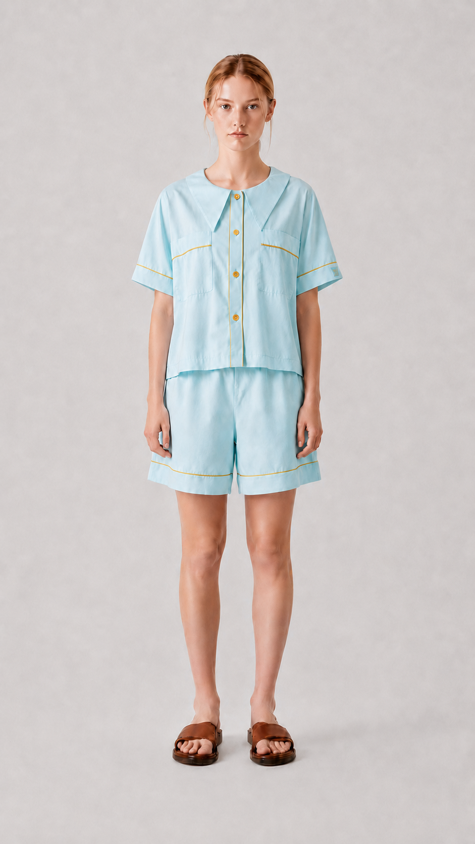 Dream Of Tone |  Solazure Short Sleeve (Green + Orange)