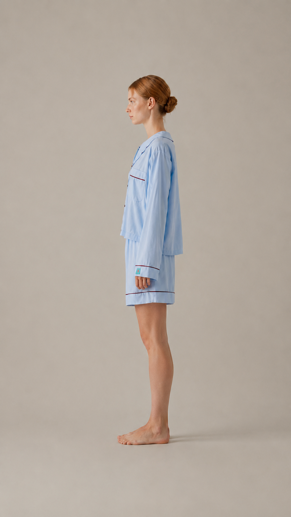 Dream Of Tone | Silent Flame Long Sleeve (Blue + Red)