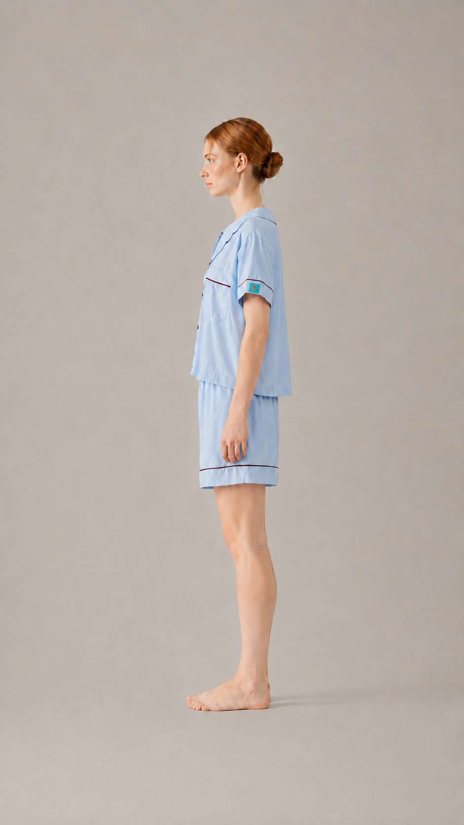 Dream Of Tone | Silent Flame Short Sleeve (Blue + Red)