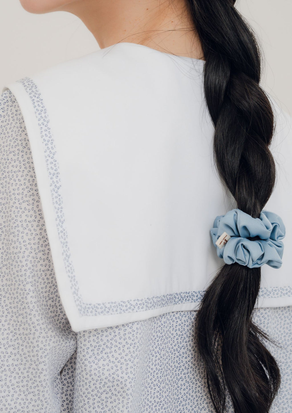 PEKGEE Signature Small Size Satin Scrunchie handmade from premium satin fabric.