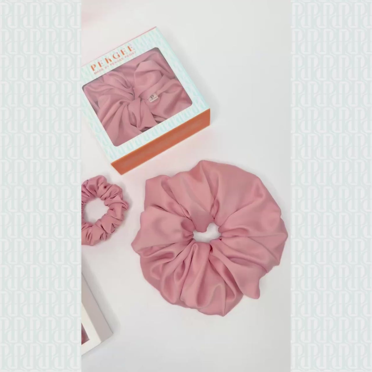Signature Satin Scrunchies | Candy Pink