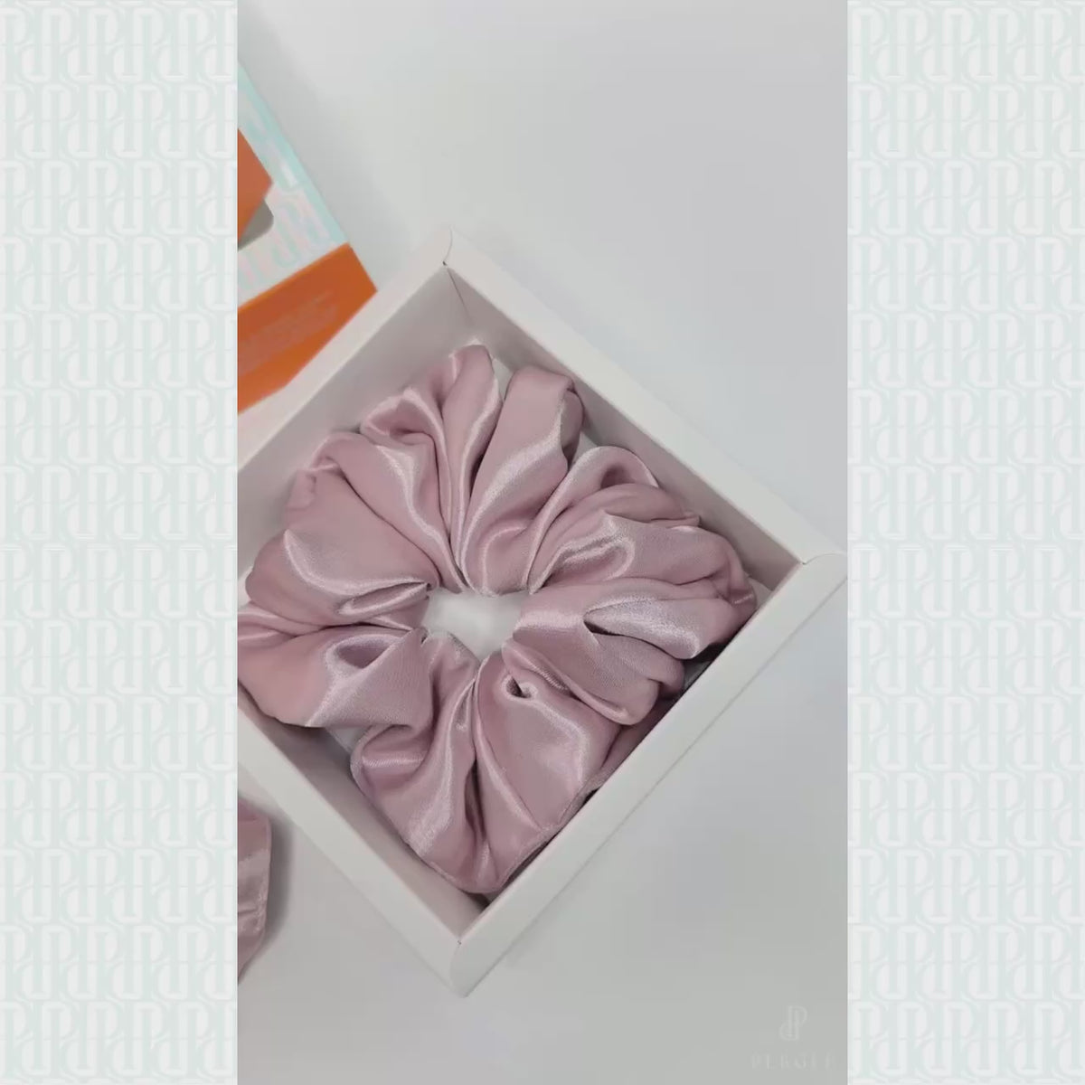 Signature Satin Scrunchies | Sparkling Pink